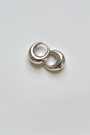 Серьги HOOPS объемные хупы пара