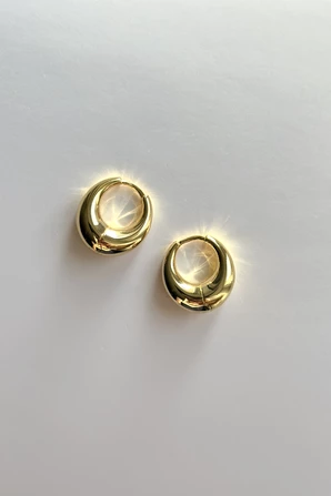 Серьги HOOPS объемные хупы пара — фото 2