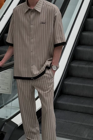 Рубашка HARD Straight linen — фото 8