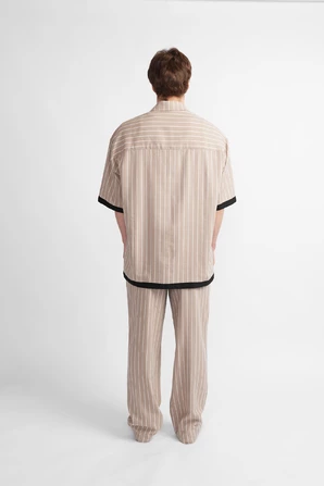 Рубашка HARD Straight linen — фото 6