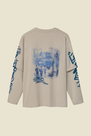 Лонгслив STORY (100% хлопок) — фото 2