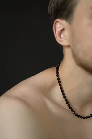 FOR HIM колье из агатов