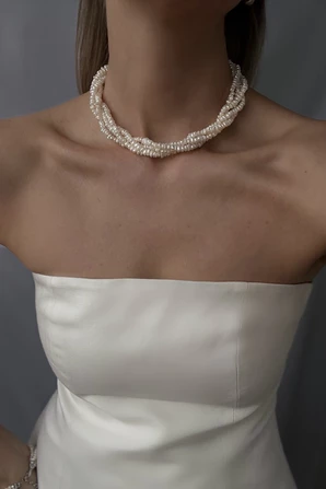 CORSICA колье - трансформер в четыре нити