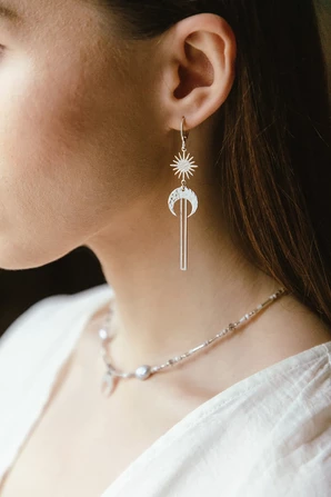 Серьги "lunar"